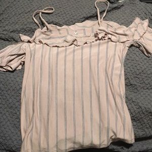 off the shoulder shirt